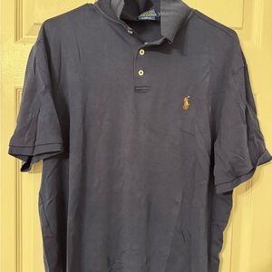 Ralph Lauren Blue Polo Shirt Classic Design
